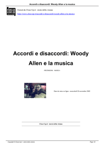 Accordi e disaccordi: Woody Allen e la musica - Close