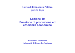 Lezione 10 - dipartimento di economia e diritto