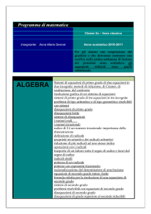 algebra - StudioMatematica