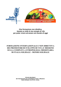 scuola promotori - Italia Solidale