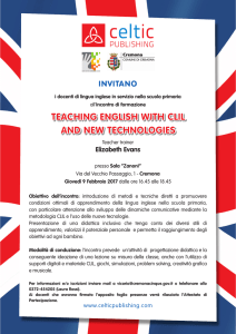 TEACHING ENGLISH WITH CLIL AND NEW TECHNOLOGIES