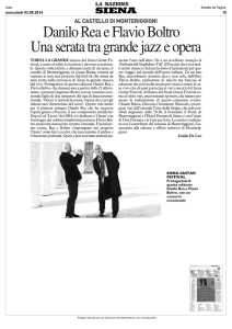 Dando Rea e Flavio Boltro Una serata tra grande jazz e opera