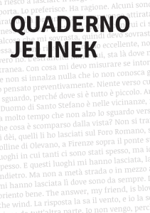 quaderno jelinek - Festival Focus Jelinek