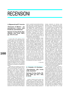 05-recensioni 100..101 - Società Italiana di Fisica
