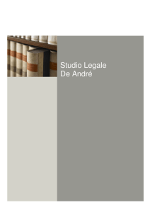 Studio Legale De André - Studio Legale De Andrè