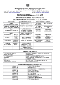 ORGANIGRAMMA as 2016/17 - Istituto Comprensivo Statale Como