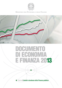DOCUMENTO DI ECONOMIA E FINANZE 2013