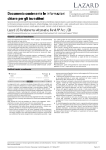 KIID report - Lazard Asset Management