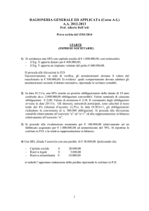 prova (societa` + bilancio) 15-01-2014