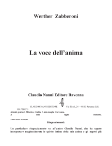 Werther Zabberoni - Claudio Nanni Editore