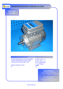IMP2200/ ITP2200 - Valtaro Motori srl