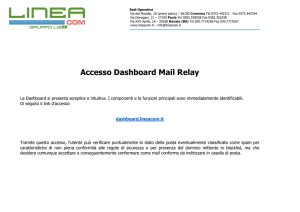 Accesso Dashboard Mail Relay