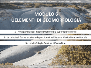 modulo 6 ùelementi di geomorfologia
