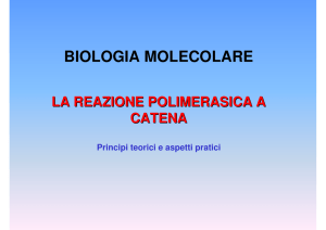 biologia molecolare - Sito dei docenti di Unife