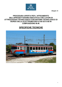 specifiche tecniche - Ferrovie del Gargano