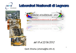 dal 18 al 22/06/2012 - INFN-LNL