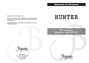 Hunter LS010CJ telemetro istruzioni.indd