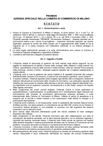 Statuto Promos (Giunta 07.10 )