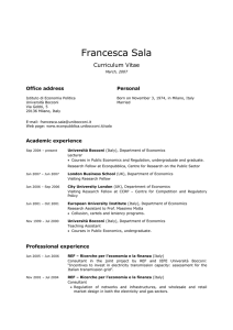 Francesca Sala - econpubblica