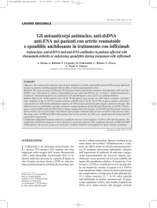 Gli autoanticorpi antinucleo, anti-dsDNA anti-ENA nei