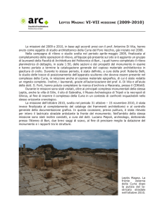 Leptis Magna: Vi-Vii μissione (2009-2010)