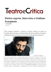 Elettra segreta. Intervista a Giuliano Scarpinato