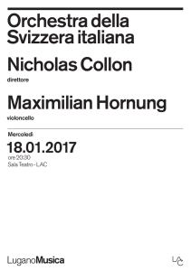 Programma di sala OSi Collon Hornung 18.1.2017