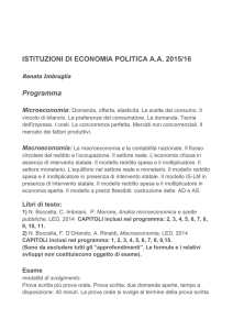 Istituzioni di economia politica 2015/2016
