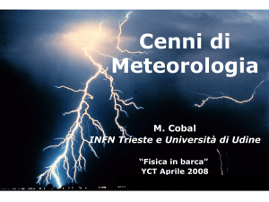 Cenni di Meteorologia