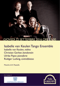Isabelle van Keulen Tango Ensemble