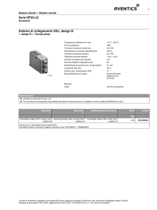 Serie HF03-LG Sistema di collegamento DDL, design B