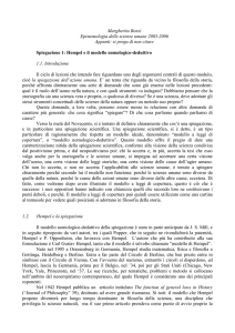 Margherita Benzi Epistemologia delle scienze umane 2005