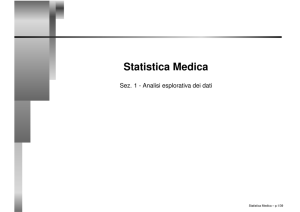 Statistica esplorativa dei dati