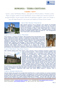 romania – terra cristiana - Invitation Romania Travel
