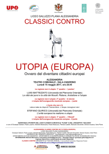 utopia (europa) - DiGSPES - Università del Piemonte Orientale