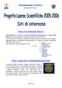 lauree scientifiche - siti scientifici