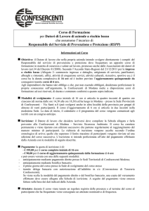 Sk RSPP - Confesercenti Modena