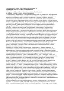 Liceo Scientifico “G. Galilei” Anno Scolastico 2014