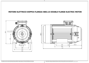 motore elettrico doppia flangia 5802.23 double flange electric motor