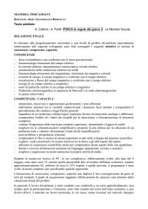 MATERIA: FISICA2014/15 Testo adottato: A. Caforio / A