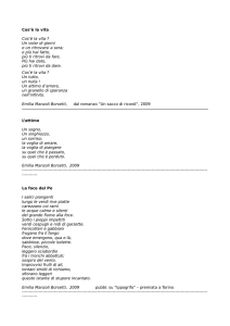 Poesie – Emilia Manzoli - Associazione Naturalisti Ferraresi