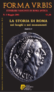 La Storia di Roma nei luoghi e nei monumenti V