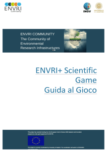 ENVRI+ Scientific Game Guida al Gioco