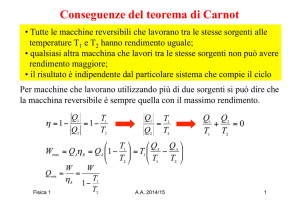Conseguenze del teorema di Carnot
