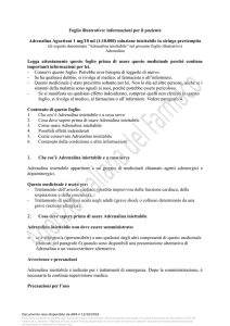 informazioni per il paziente Adrenalina Aguettant 1 mg/10 ml (1