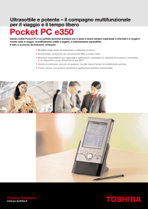 Pocket PC e350 - Toshiba Europe