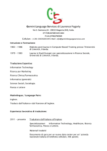 Gemini Language Services di Laurence Fogarty
