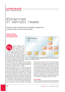 Ethernet in tempo reale