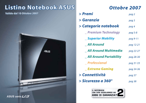 Listino Notebook ASUS
