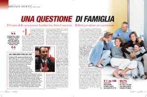Il Forum delle associazioni familiari ha eletto Francesco Belletti
